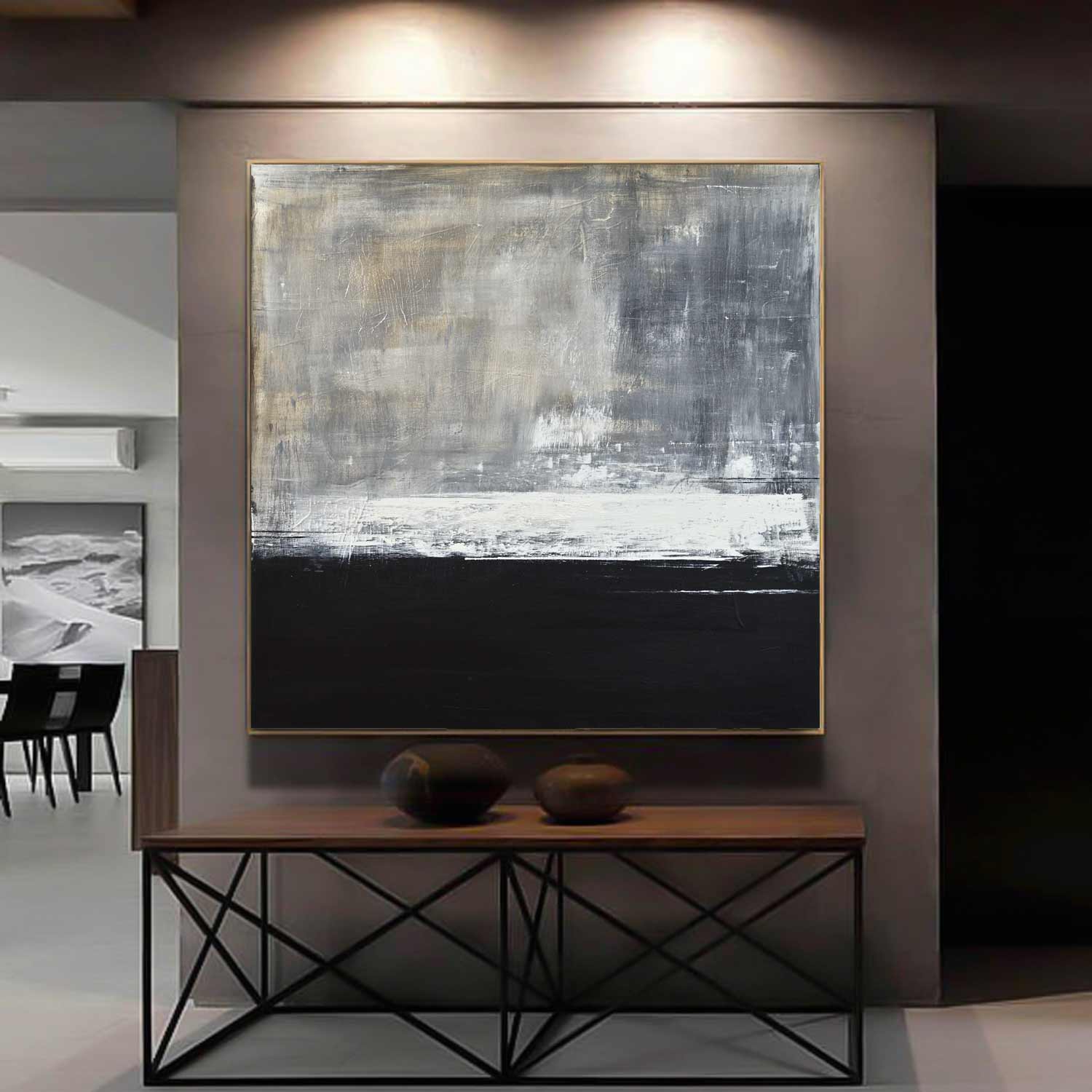 Square Large Fine Art Abstract Artwork "Spirit"