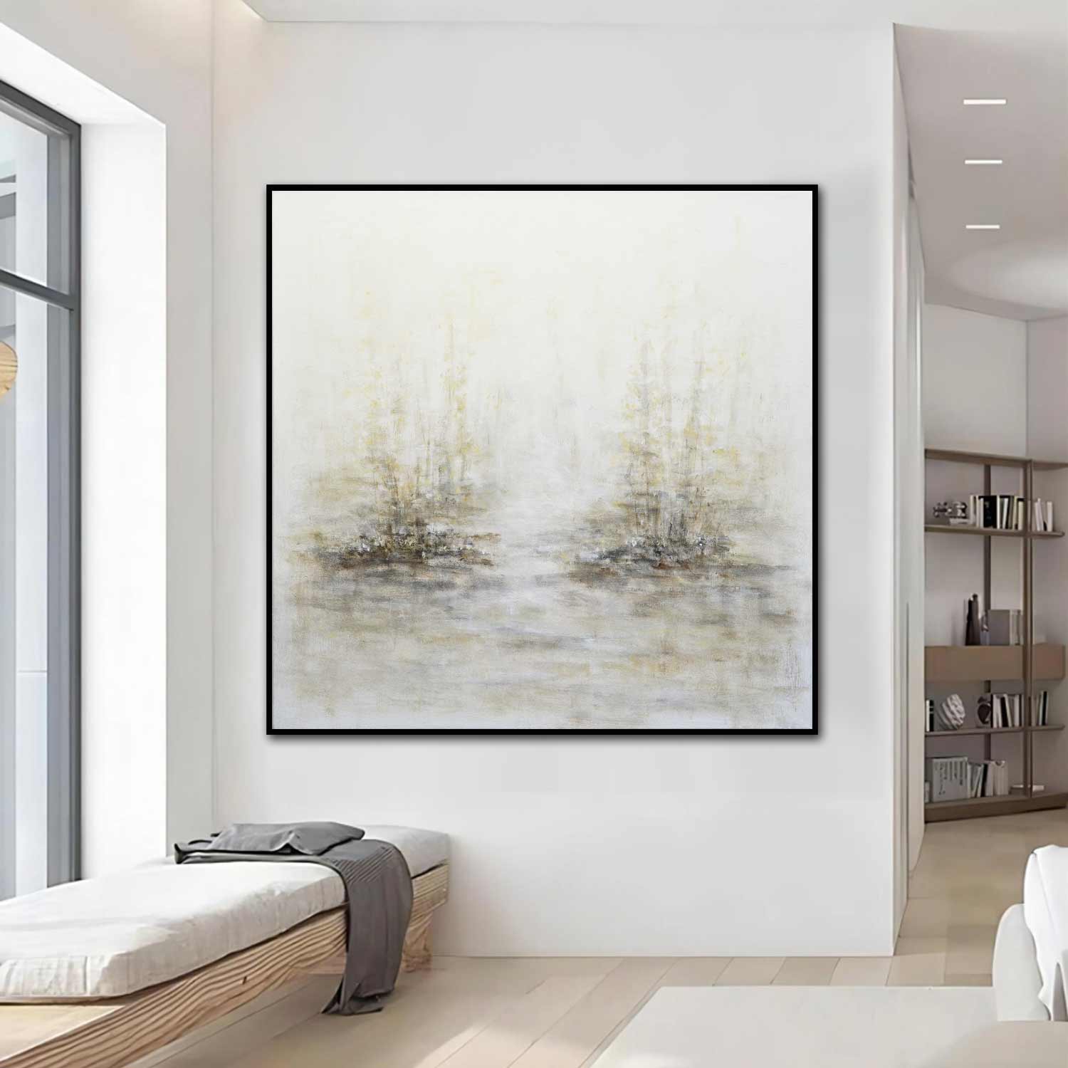 Nature Forest Abstract Light Wall Art "4 Seasons"
