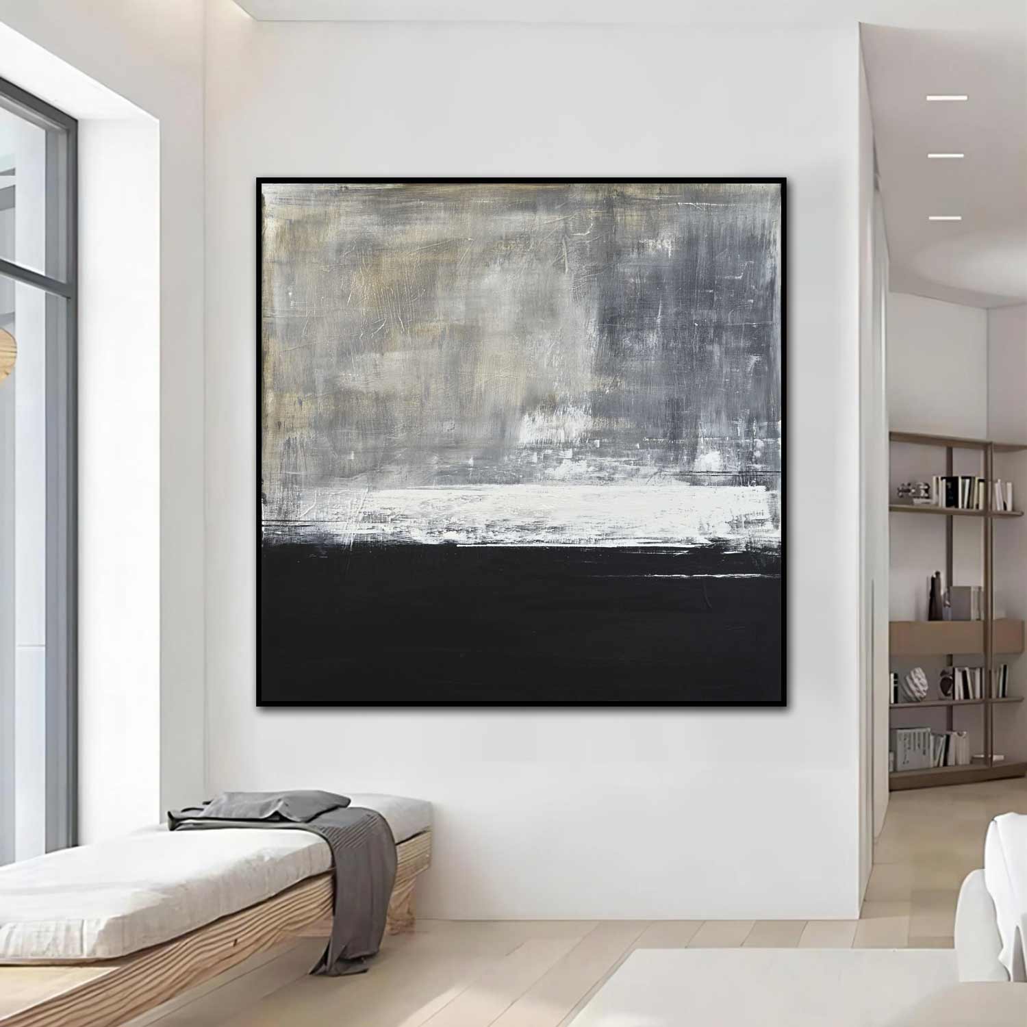 Square Large Fine Art Abstract Artwork "Spirit"