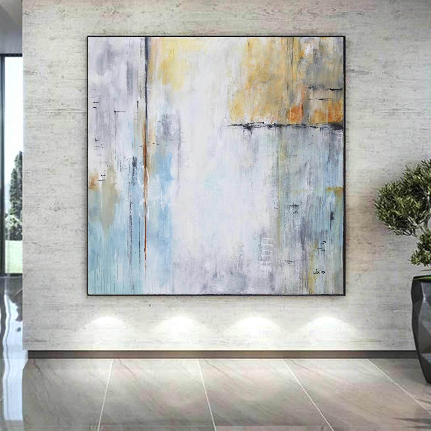 Urban Abstract Office Wall Art "Urban Playground"