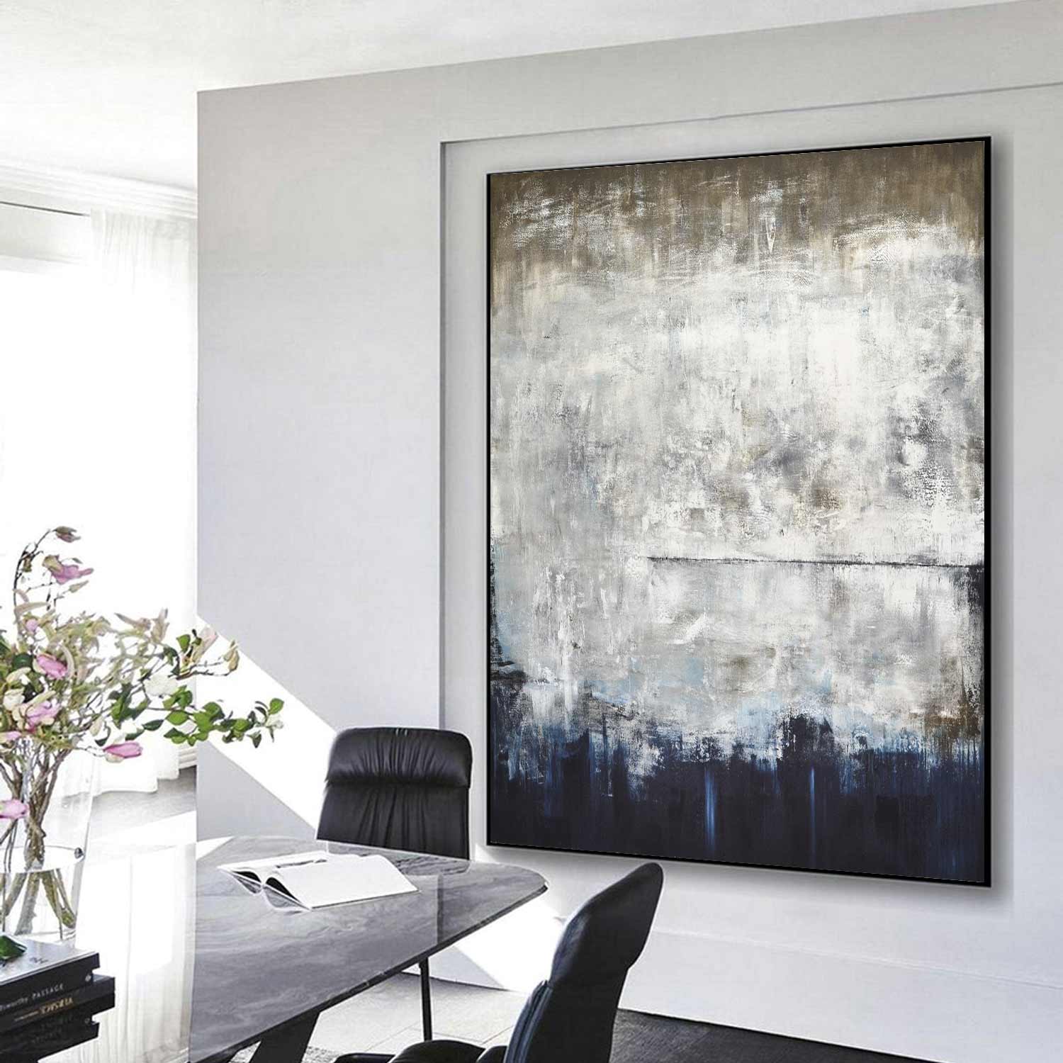 Original Large Contemporary Abstract Painting "Silent Strength"