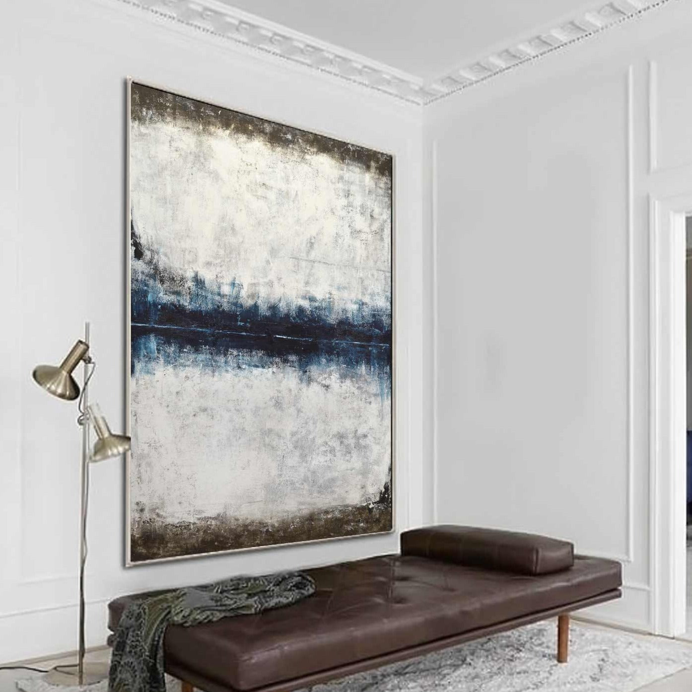 Original Oil On Canvas Wall Art Painting "Centered"