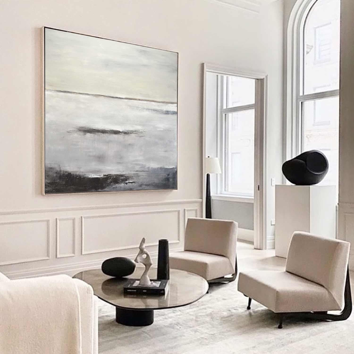 Modern Painting Warm Colors Abstract Art "Calm the Senses"