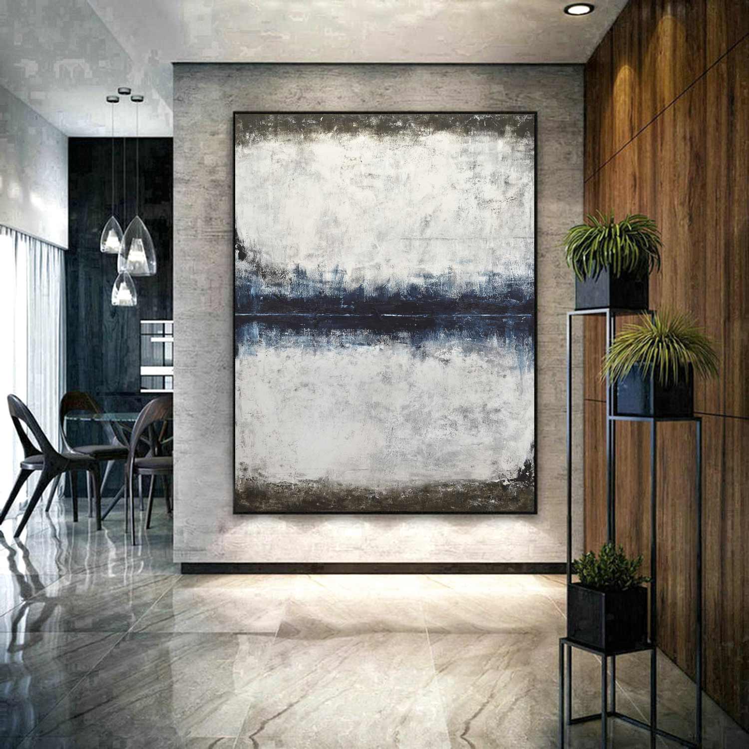 Original Oil On Canvas Wall Art Painting "Centered"