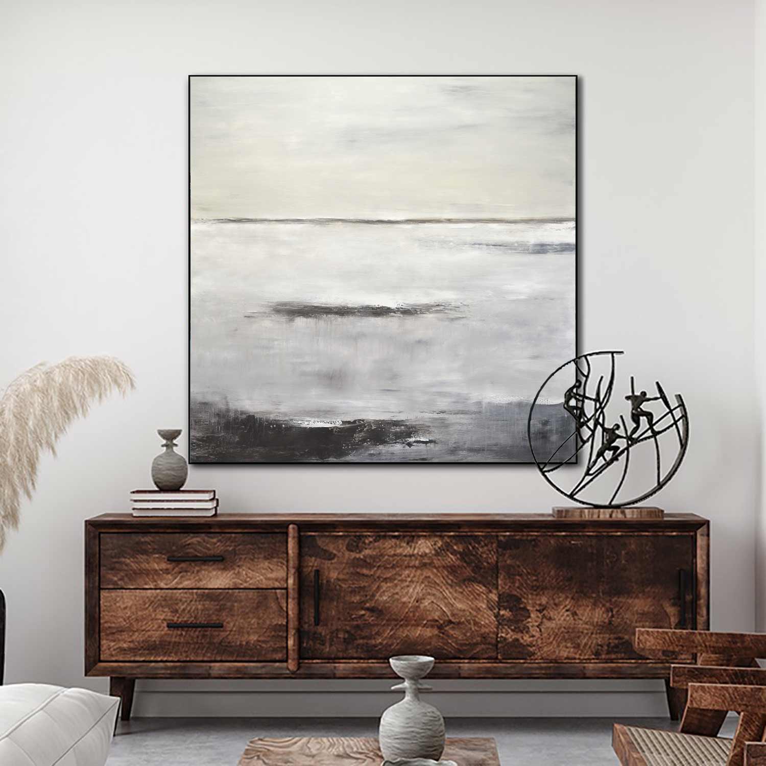 Modern Painting Warm Colors Abstract Art "Calm the Senses"