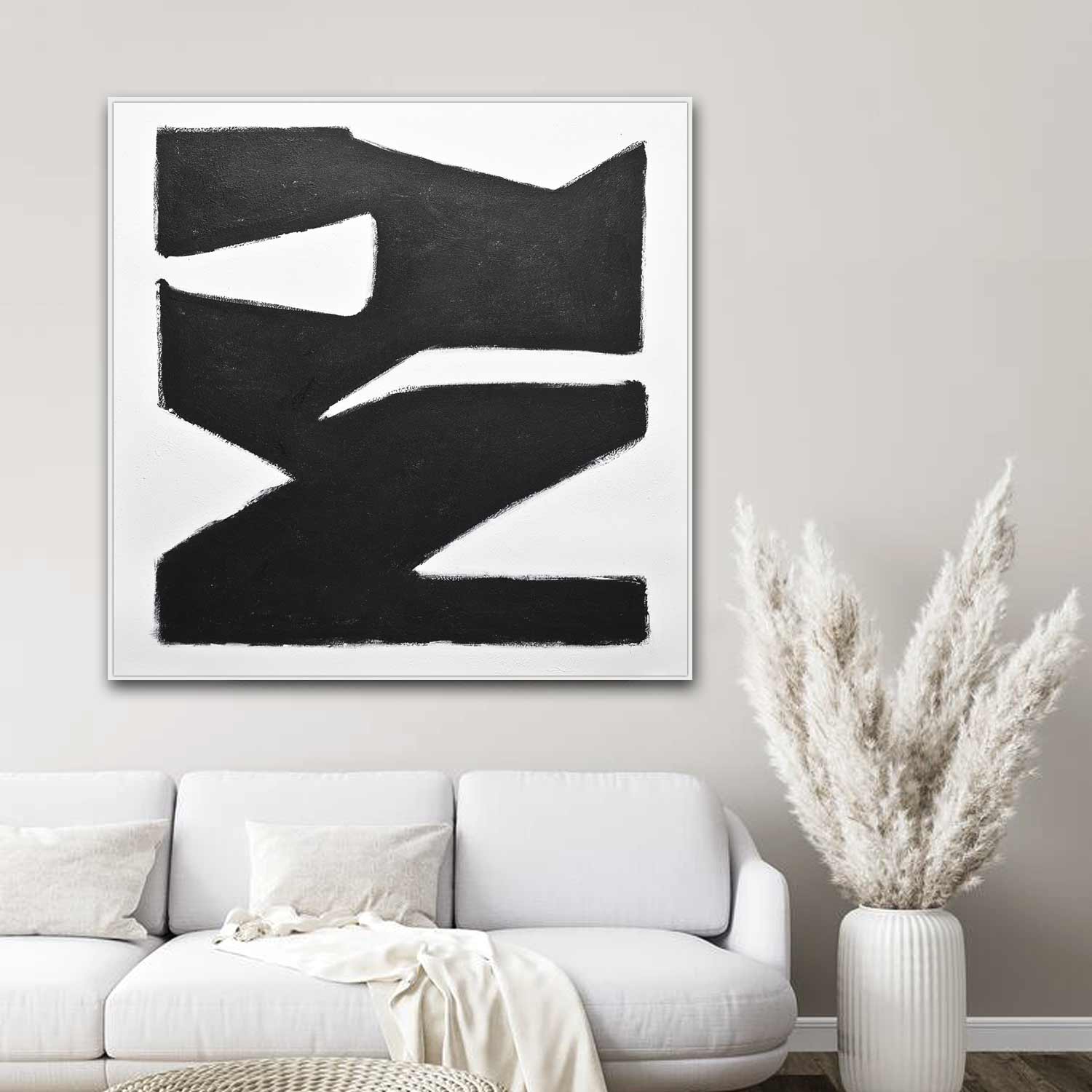 Mid Century Abstract Expressionism "City Block"