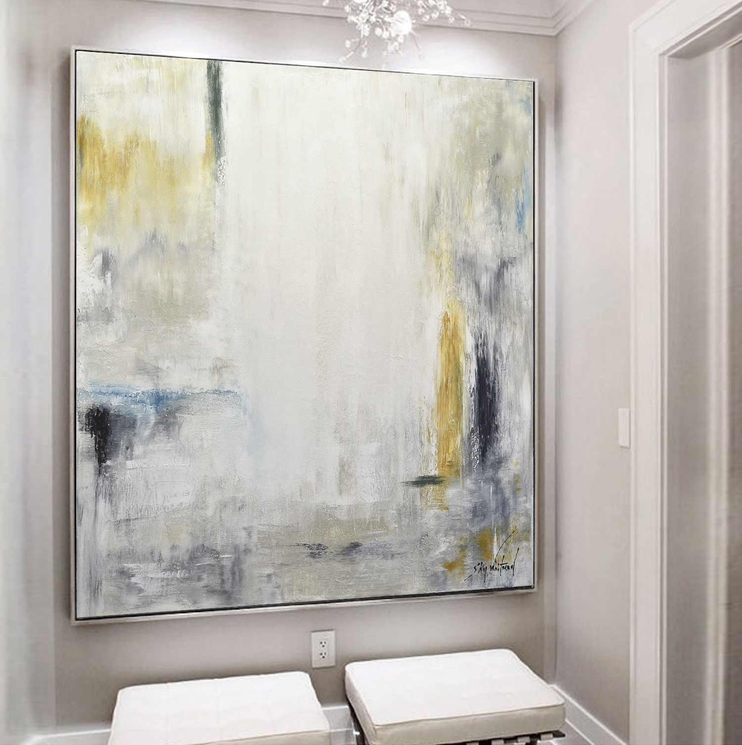 Oversized Abstract Wall Art "True Hints"