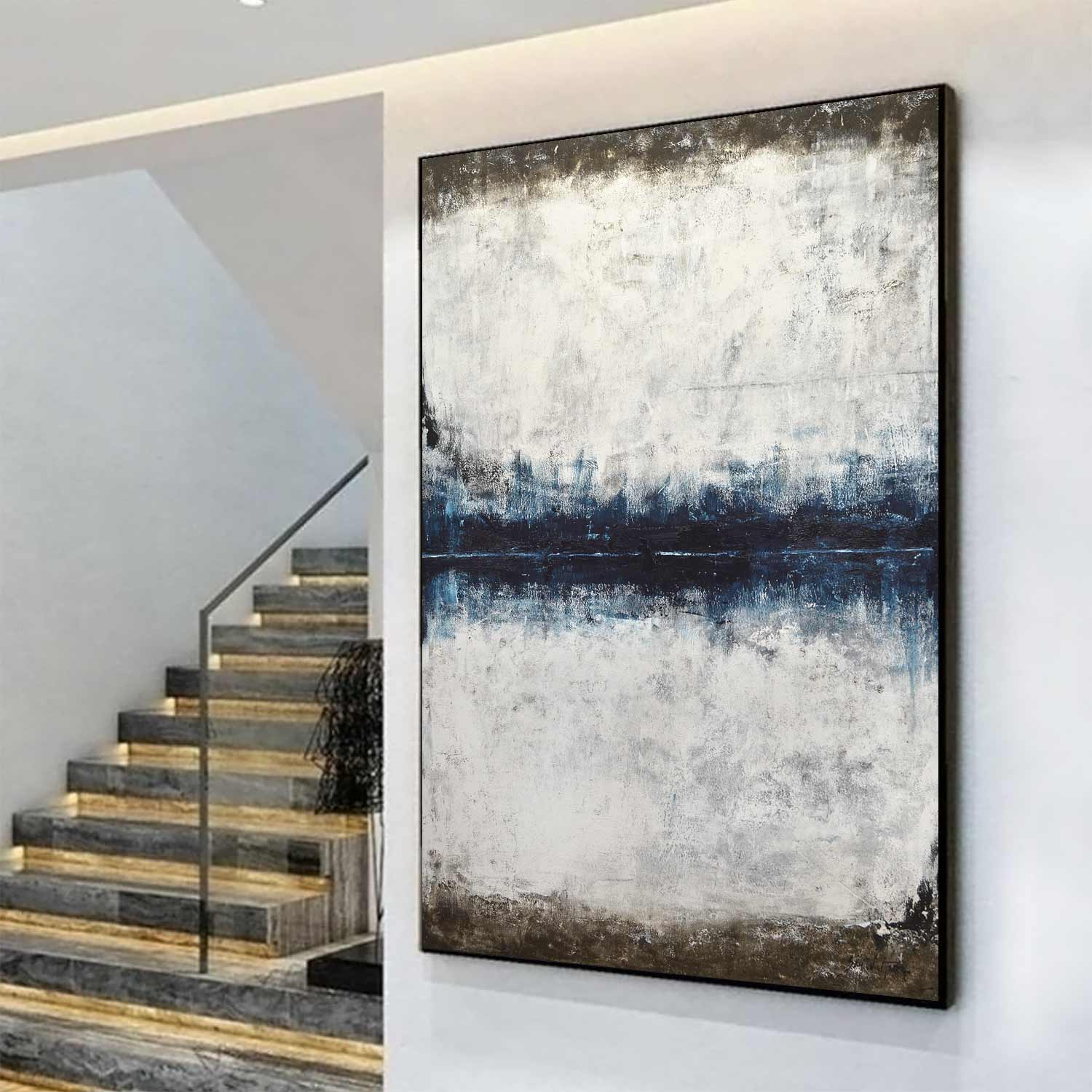 Original Oil On Canvas Wall Art Painting "Centered"