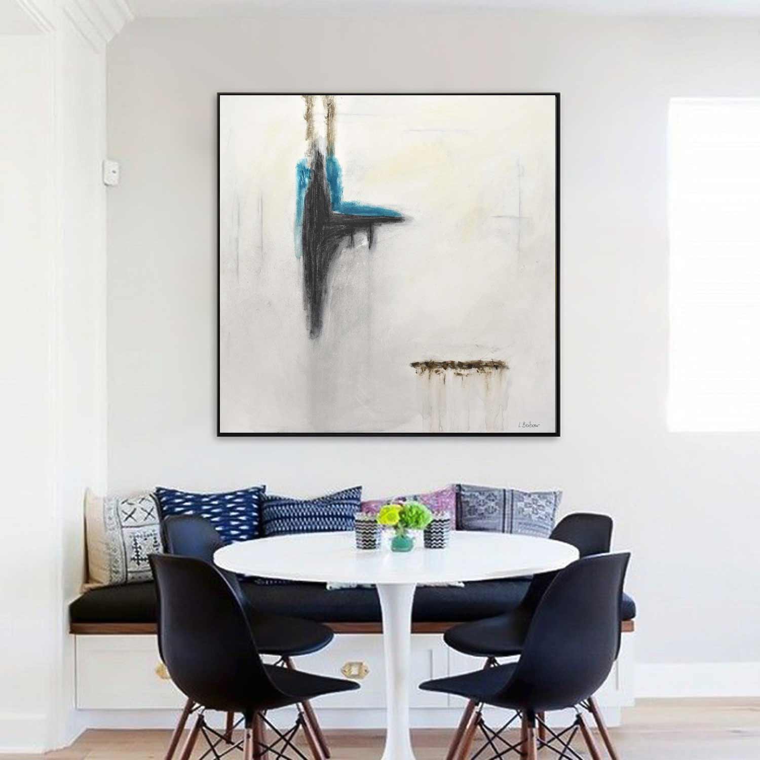 Abstract Painting Ready to Hang "Interference"