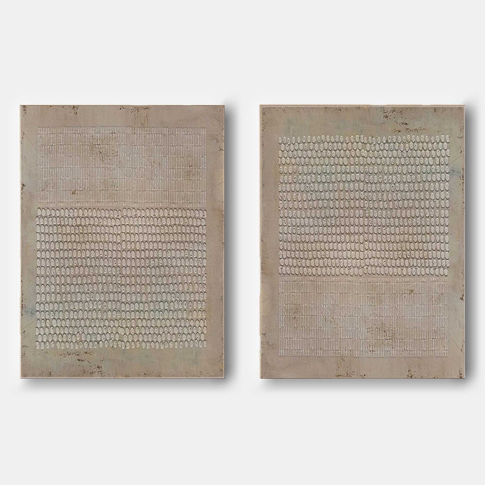Abstract Painting Set Of 2 #SP069