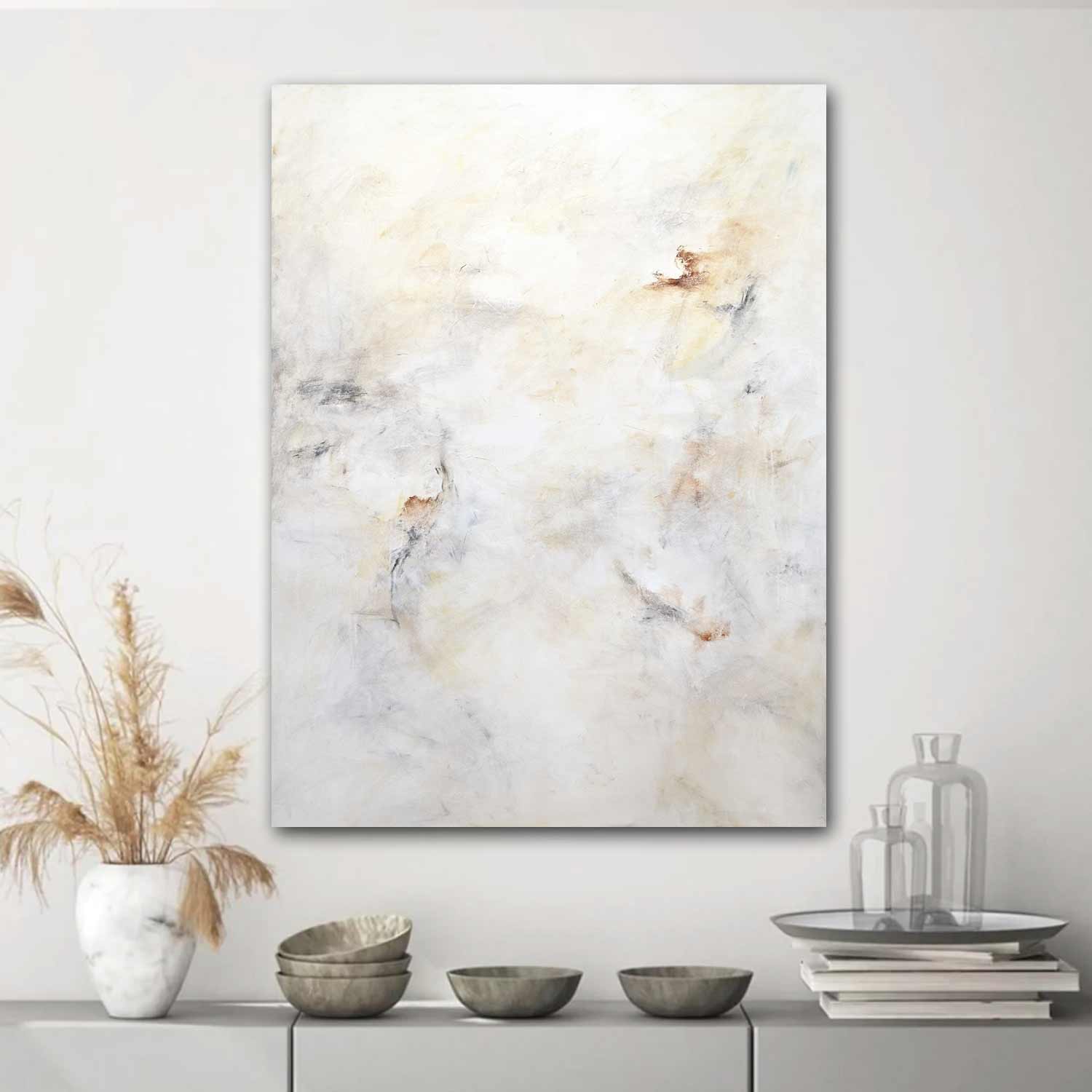 Light Minimalism Painting Natural Colors "Come Around"