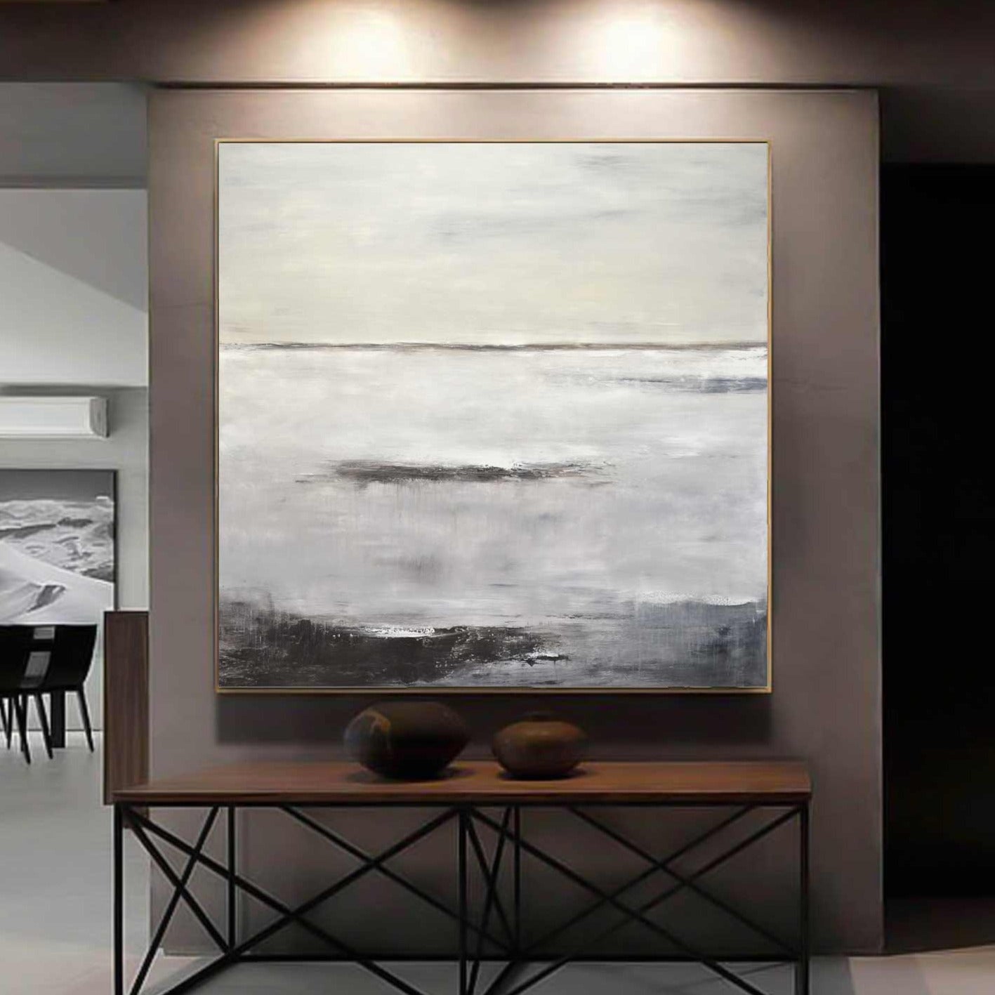 Modern Painting Warm Colors Abstract Art "Calm the Senses"
