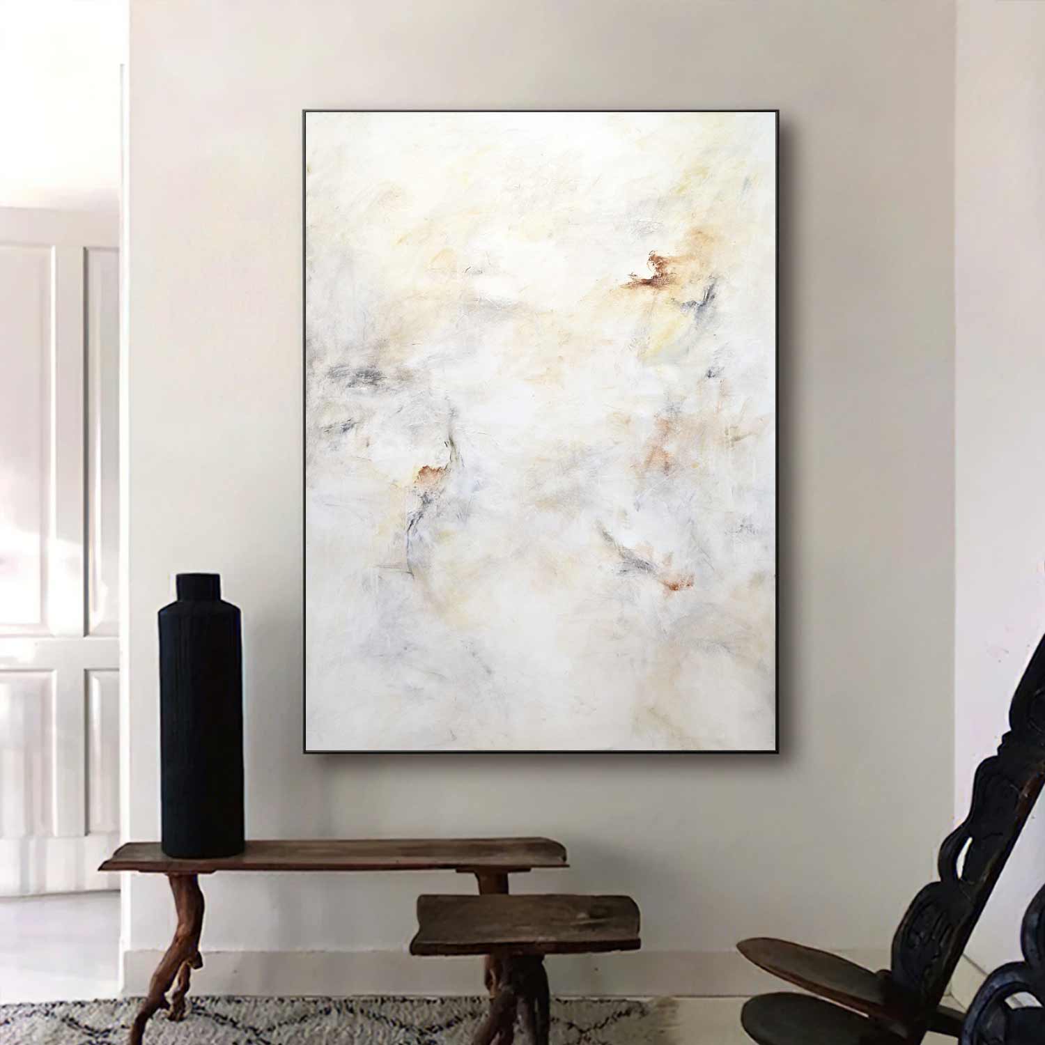 Light Minimalism Painting Natural Colors "Come Around"