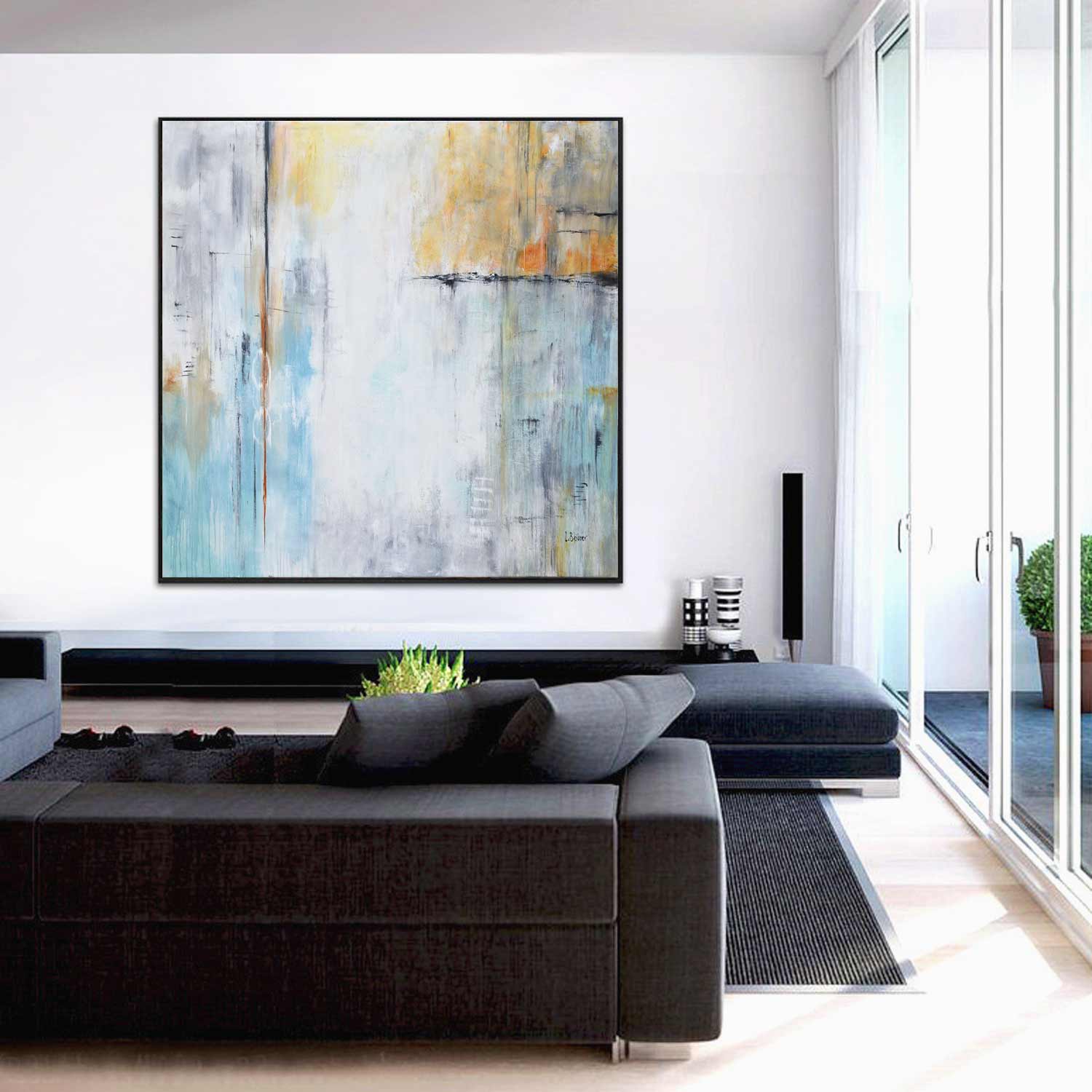 Urban Abstract Office Wall Art "Urban Playground"