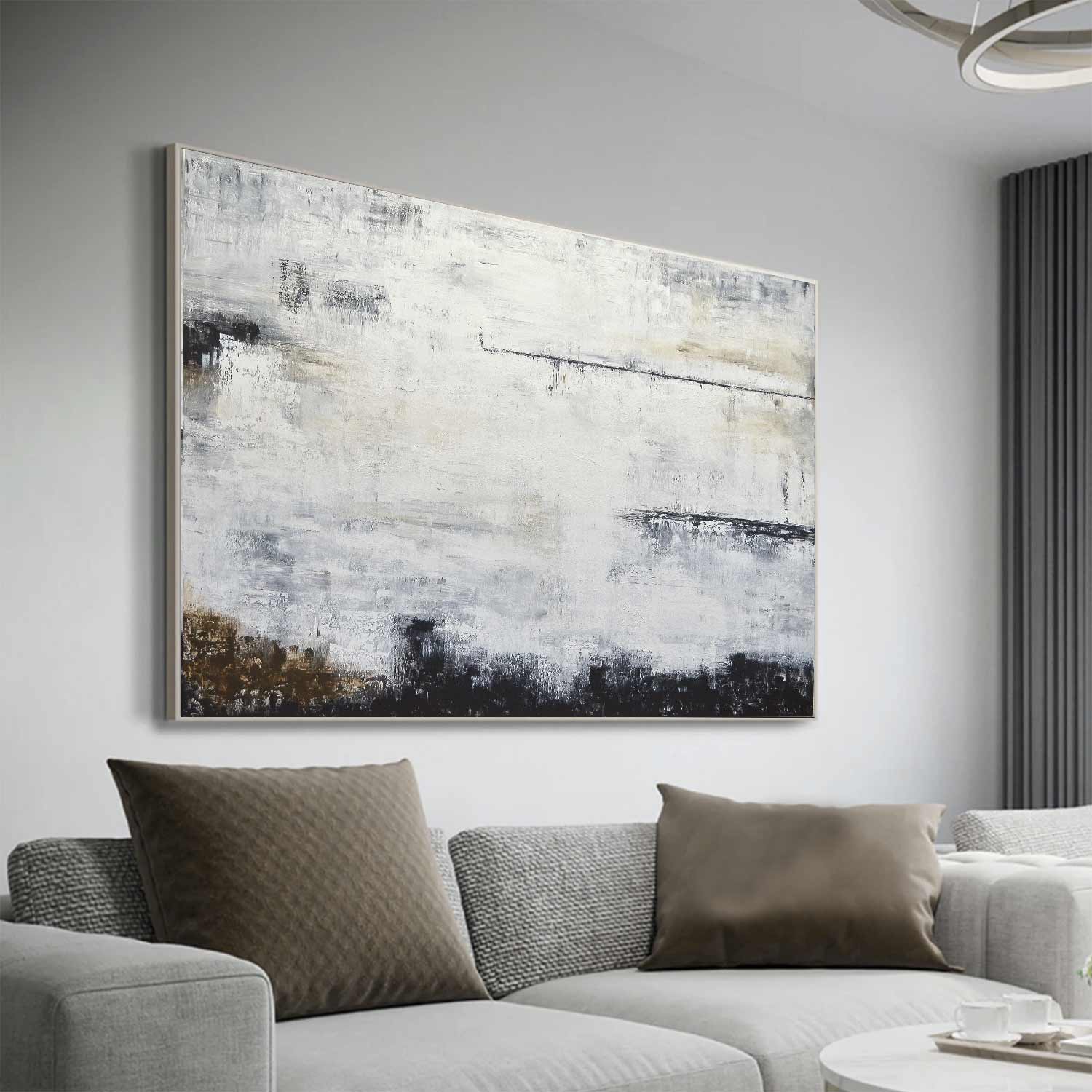 Handmade Oil Painting Contemporary Abstract "Chances"