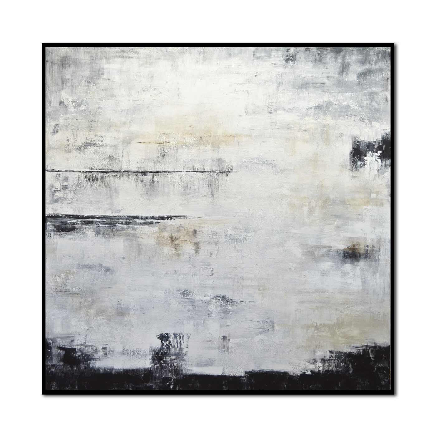 Contemporary Art Huge Abstract Painting "The Spectator"