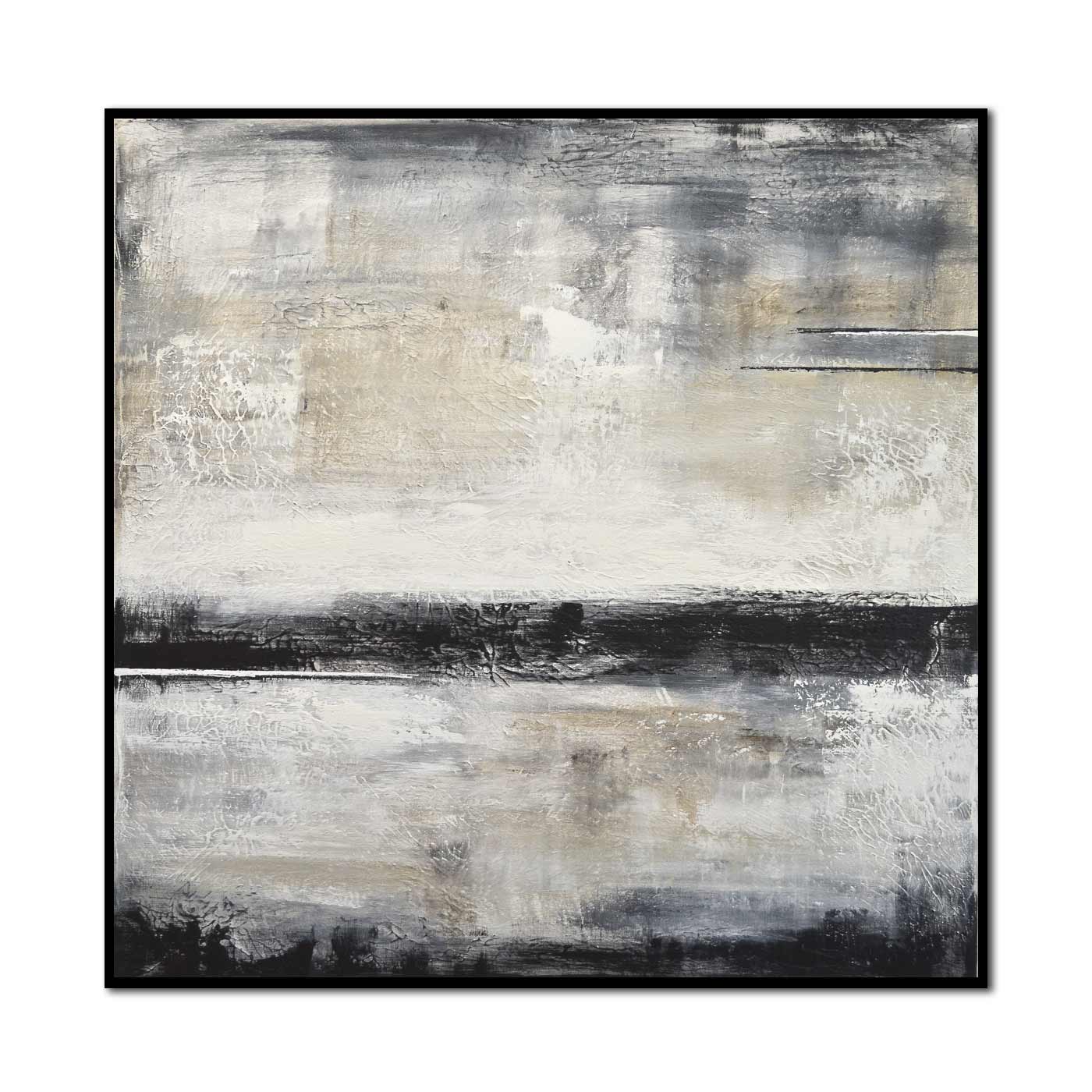 Large Square Contemporary Painting "Daydream"