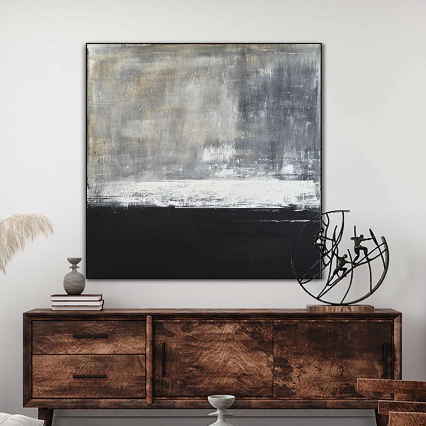 Square Large Fine Art Abstract Artwork "Spirit"