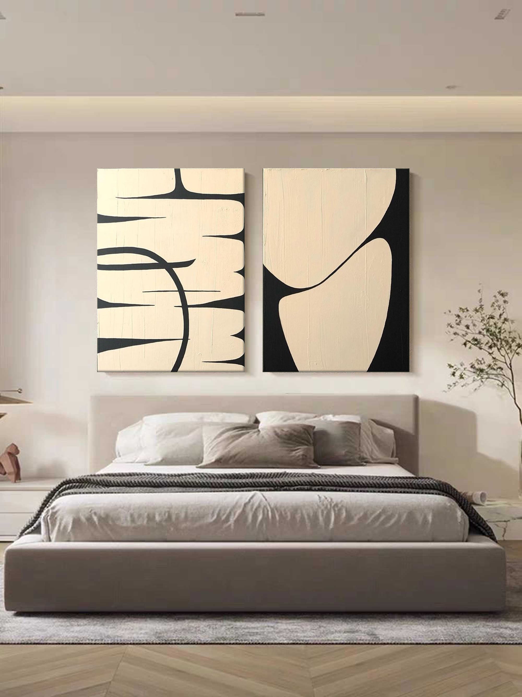 Abstract Painting Set Of 2 #SP135