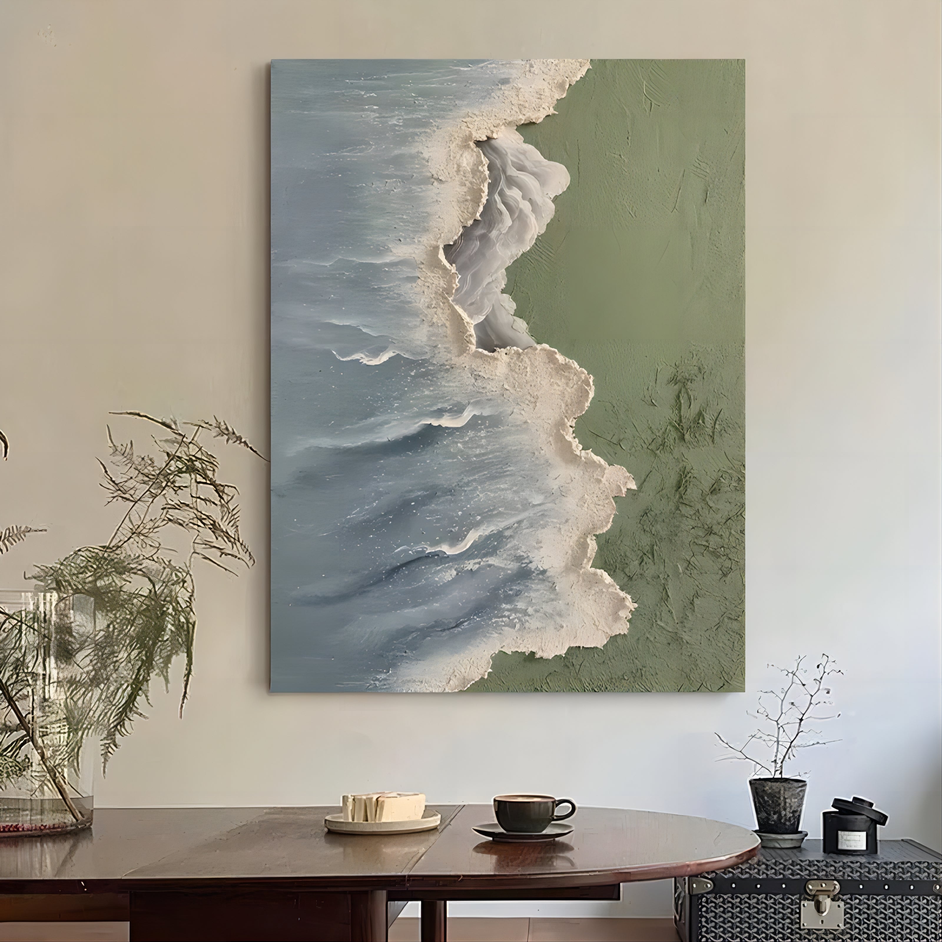 Peinture de texture d’art en plâtre #SG011