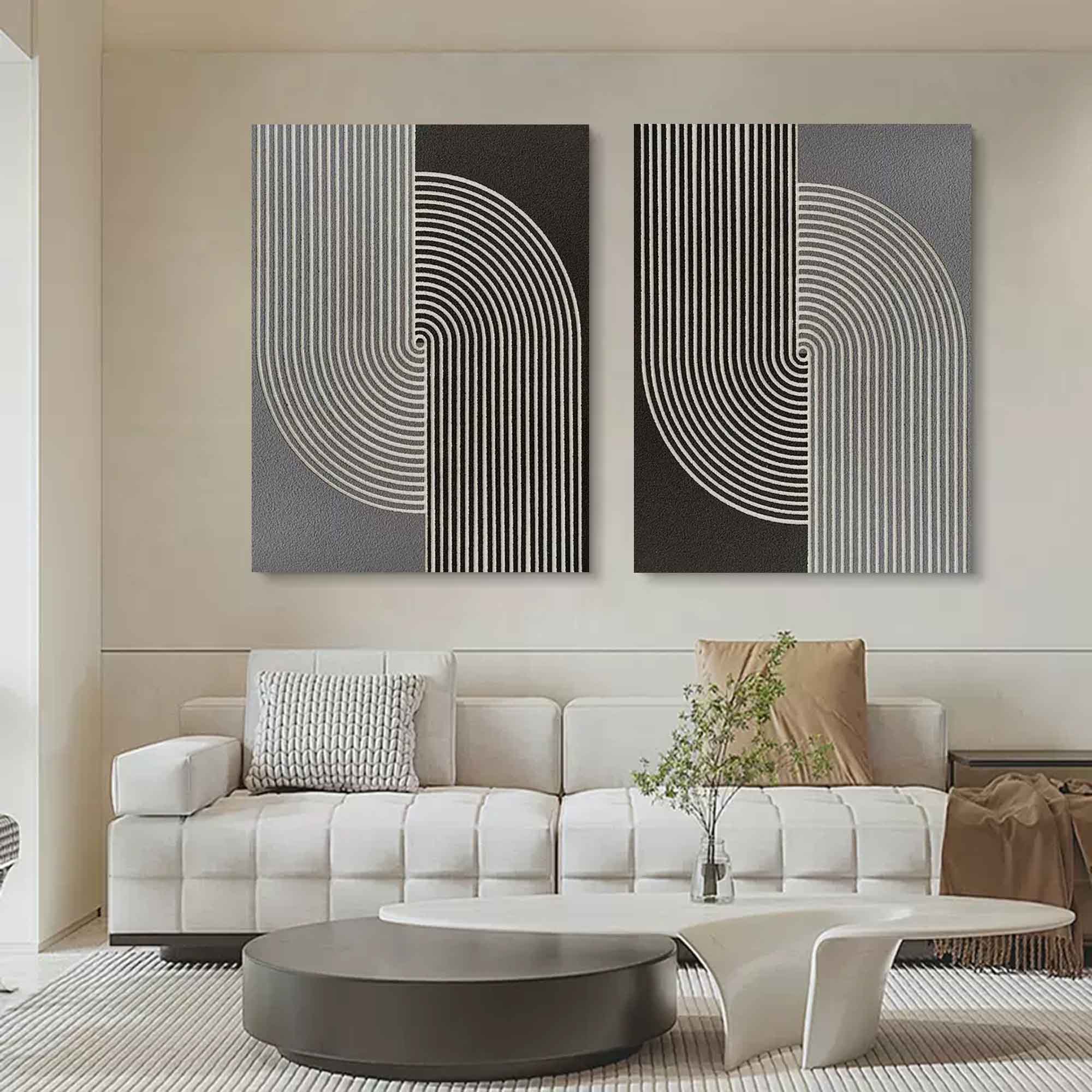 Abstract Painting Set Of 2 #SP115