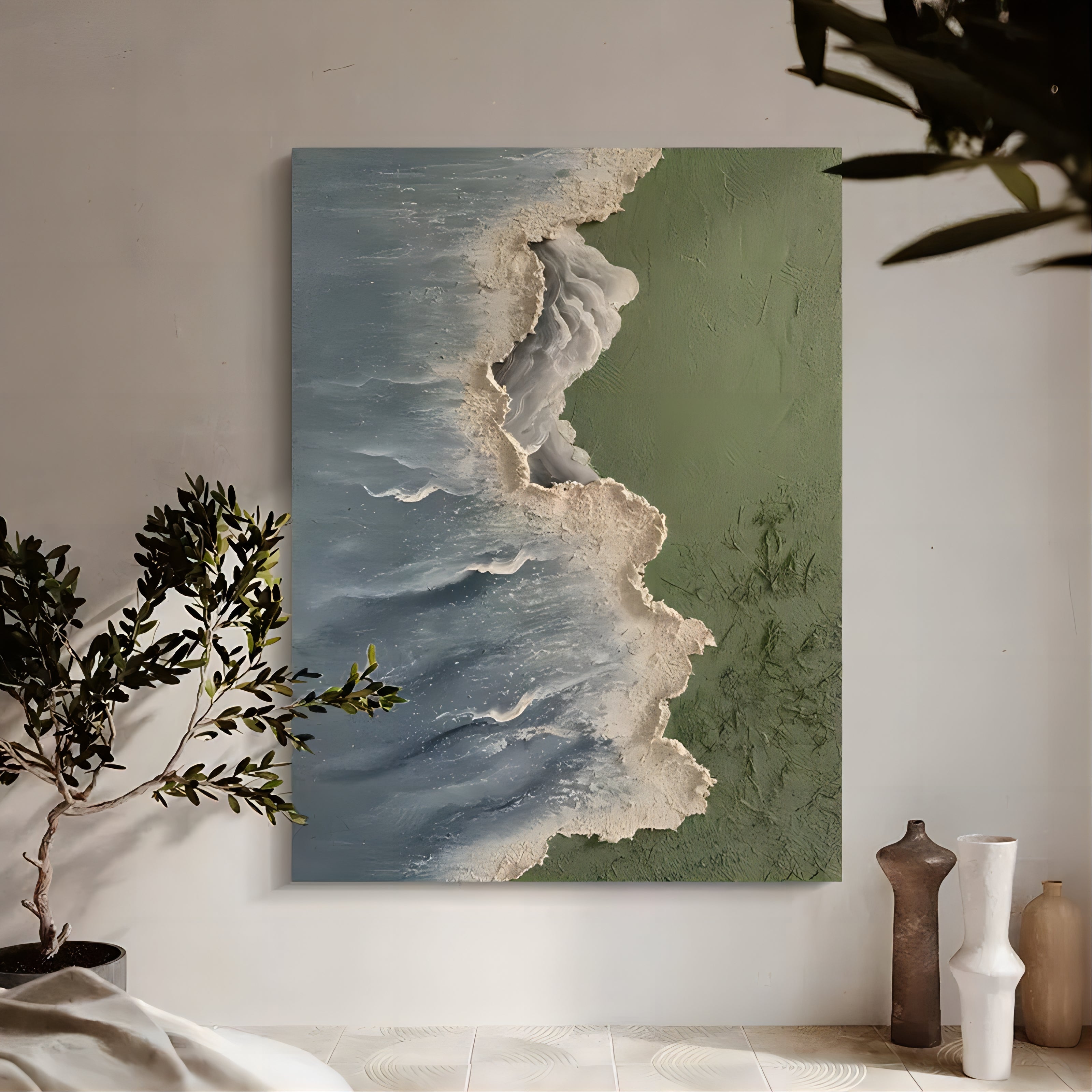 Peinture de texture d’art en plâtre #SG011