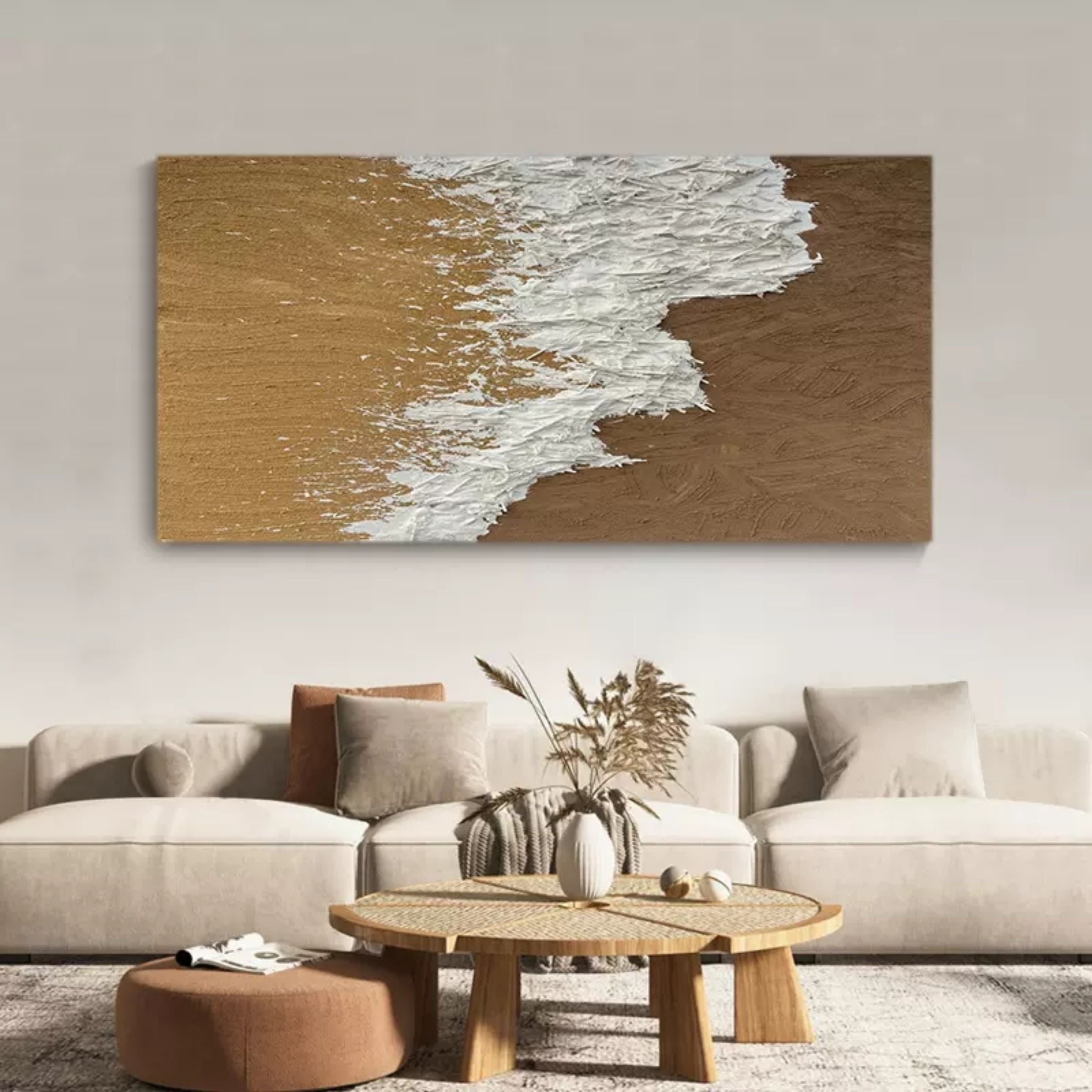 Peinture de texture d’art en plâtre #TX076